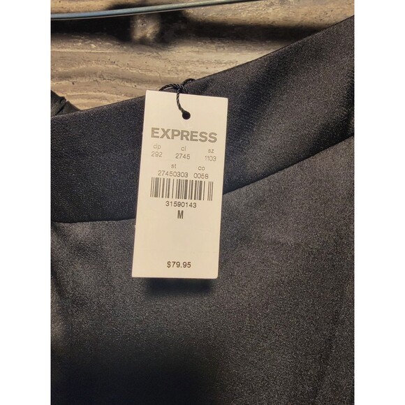 Express Silk Ankle High Rise Pants Sz M NWT - Picture 3 of 7